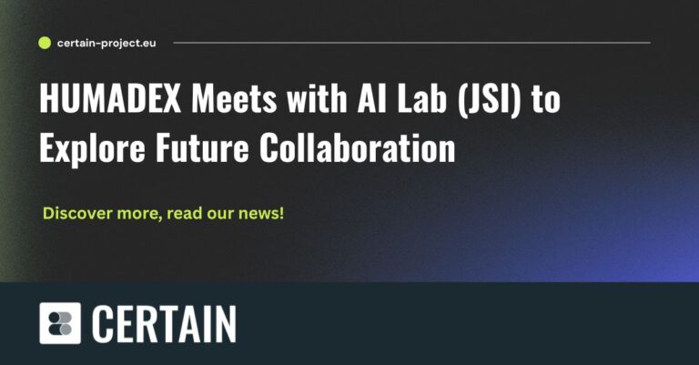 HUMADEX Meets with AI Lab (JSI) to Explore Future Collaboration